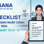 Checklist Quy định nhập cảnh Nhật Bản mới nhất từ A – Z
